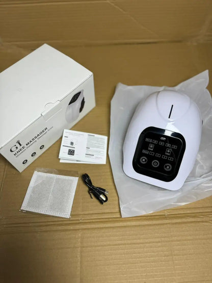 Premium Cordless Smart Knee Massager – Vibration Therapy for Joint Pain Relief
