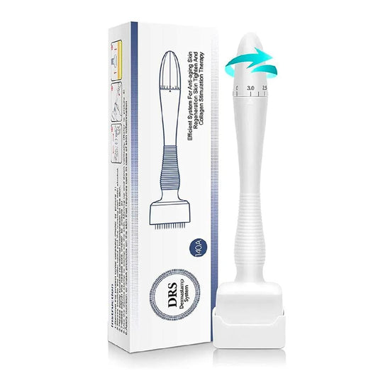 Derma Stamp Microneedling Stamp for Hair Face Scalp Beard - Microneedle Dermastamp at Home - Micro Needling Stamp for Women and Men