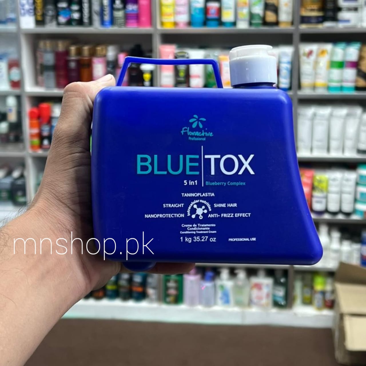 Floractive Blue Tox Hair Botox Taninoplastia Straightening Shine Hair 1kg