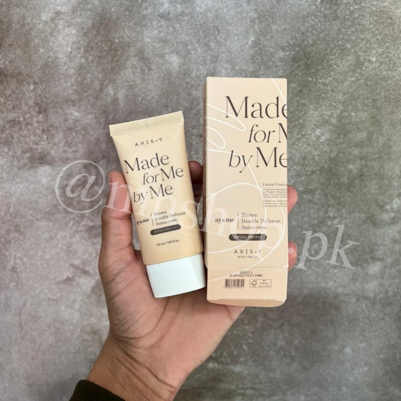 Axis-Y Biome Double Defence Sunscreen 50ml