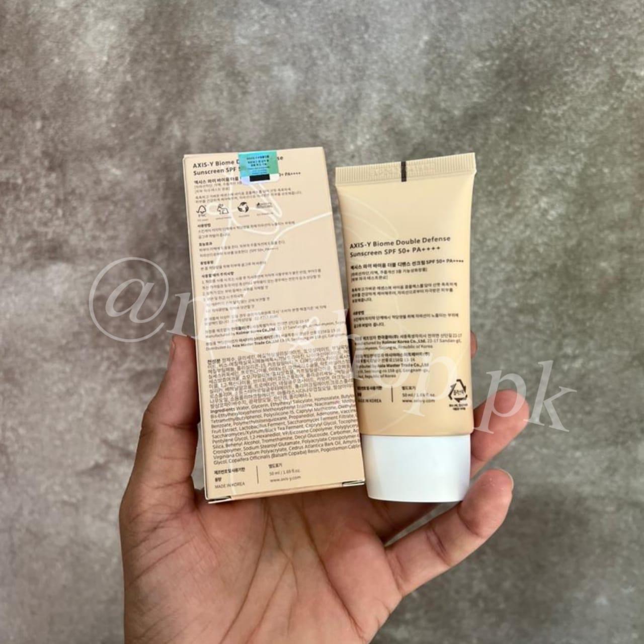 Axis-Y Biome Double Defence Sunscreen 50ml