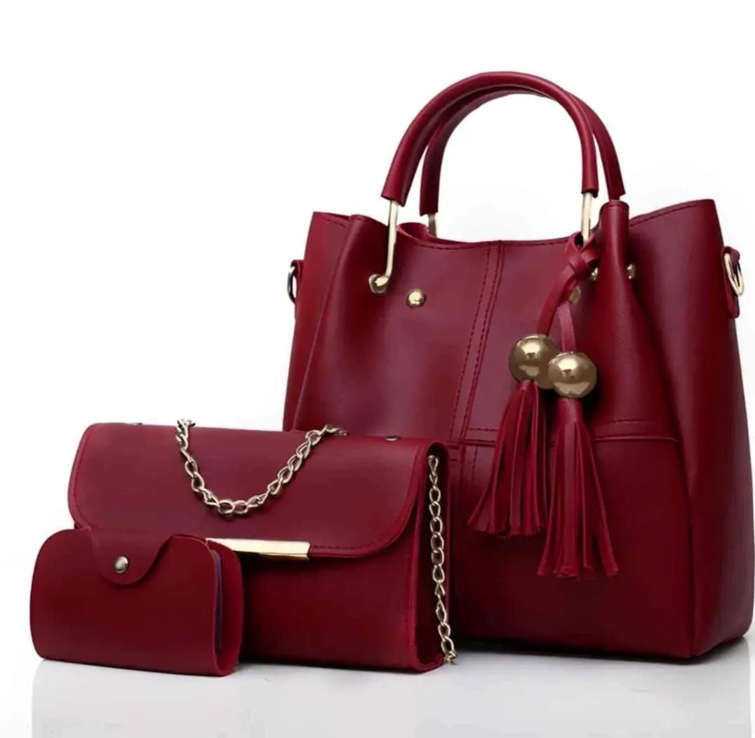 Luxury 3-Piece Handbag Set