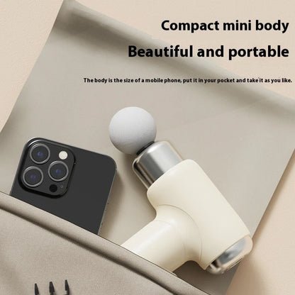 Massage Gun Portable Fascia Gun Electric Massage Gun 6-Speed Adjustable Fitness Muscle Relaxation Massager -
