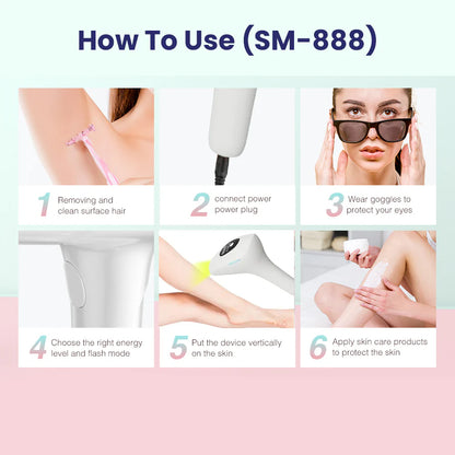 MNshop' IPL Hair Remover  SM-888