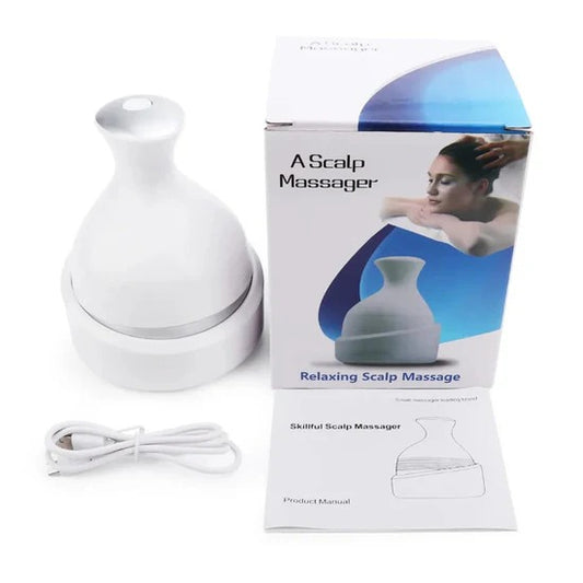 Hair Scalp Massager Rechargeable 3D Head Massager Machine