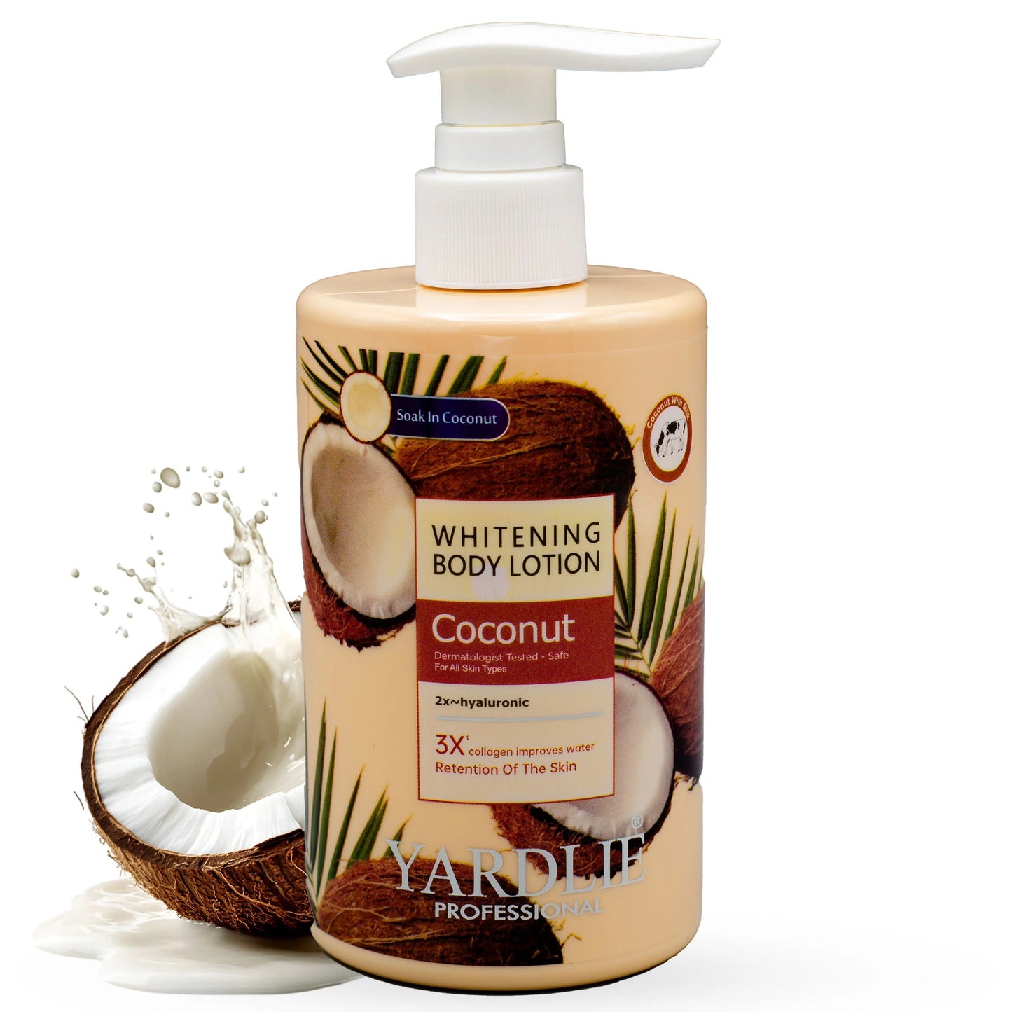 Coconut Body Lotion Whitening Yardlie 300ml