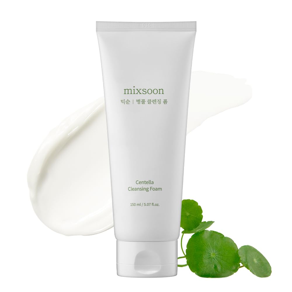 mixsoon Centella Cleansing Foam 150ml,Low pH cleansing foam for soothing and moisturization