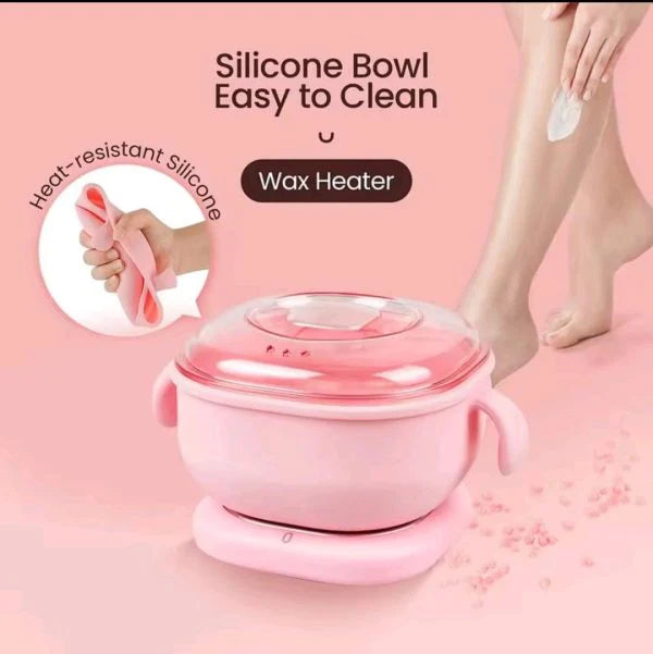 Foldable Silicone Wax Warmer 🔥 – 400ml Travel-Friendly Hair Removal Heater for Body & Spa