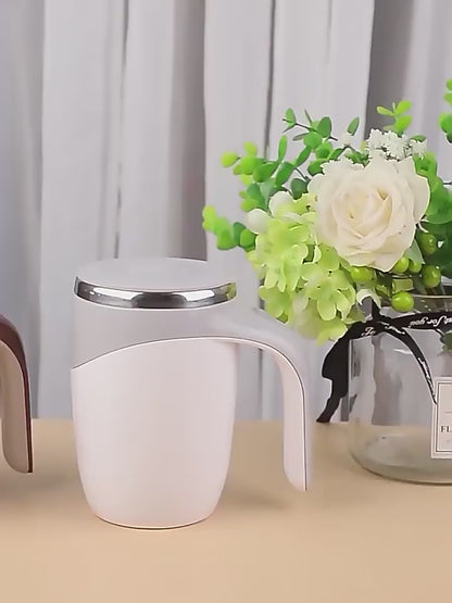 Magnetic Coffee String Mug, Automatic Self Stirring Magnetic Mug 304 Stainless Steel Coffee Milk Mixing Cup Creative Blender Smart Mixer Thermal Cups