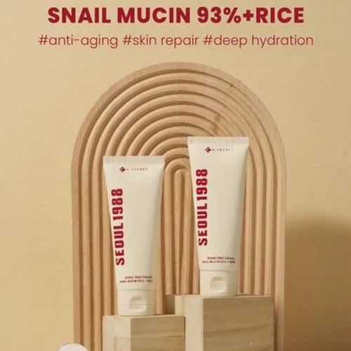 SEOUL 1988 Cream : Snail Mucin 93% + Rice