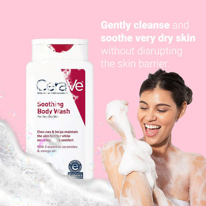 🌿 CeraVe Soothing Body Wash: Gentle Care for Very Dry Skin 🌿